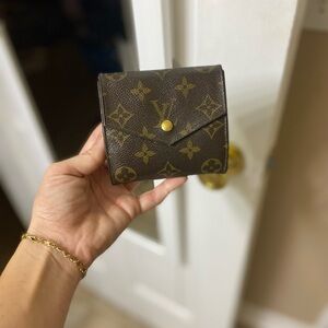 Louis Vuitton Brown and Gold Monogram Wallet